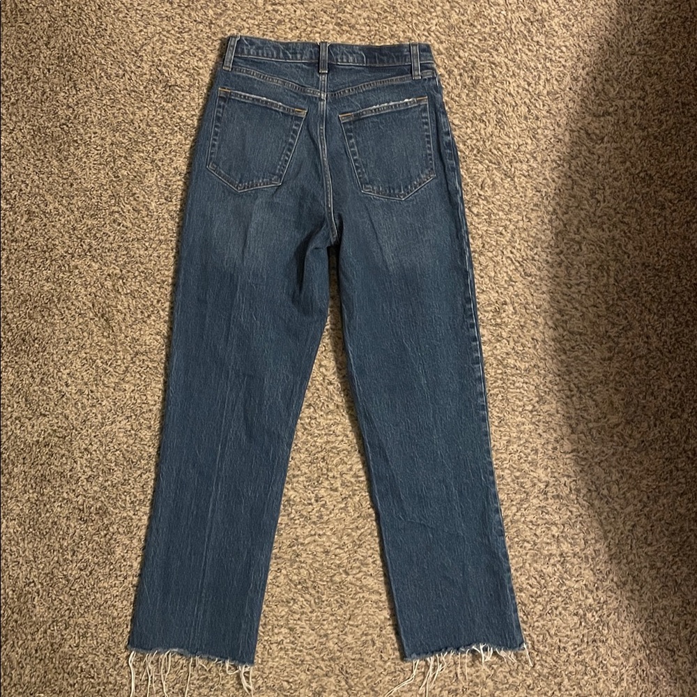 Abercrombie & Fitch The 90s Straight Ultra High Rise Jeans -Size 28/ 6 XL - Picture 4 of 5
